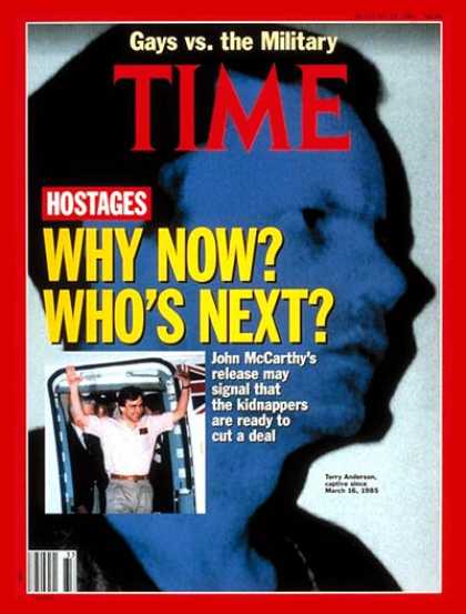 Time - John McCarthy & Terry Anderson - Aug. 19, 1991 - Terrorism