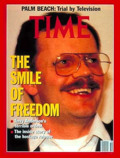 Time - Terry Anderson - Dec. 16, 1991 - Hostages - Politics