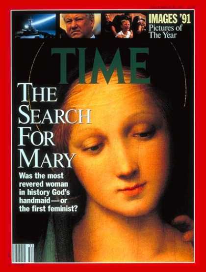 Time - Search for Virgin Mary - Dec. 30, 1991 - Mary - Religion - Catholicism - Christi