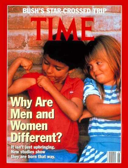 Time - Why Are Men and Women Different? - Jan. 20, 1992 - Women - Society