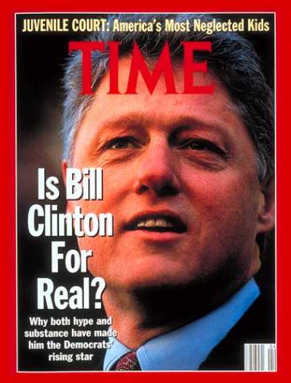 Time - Bill Clinton - Jan. 27, 1992 - Presidential Elections - Governors - Arkansas