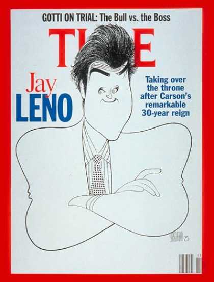 Time - Jay Leno - Mar. 16, 1992 - Television - Talk Shows - Most Popular - Comedy
