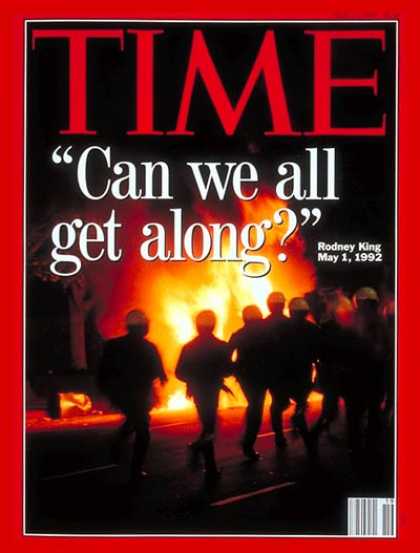 Time - Los Angeles Riots - May 11, 1992 - Social Unrest - Los Angeles - Law Enforcement