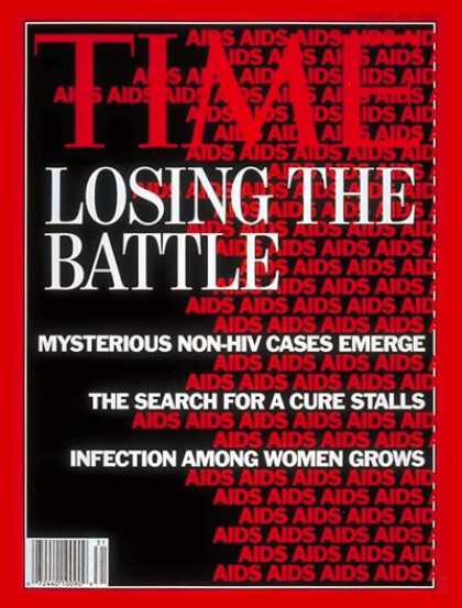 Time - AIDS Epidemic - Aug. 3, 1992 - AIDS - Illness & Disease - Disease - Health & Med