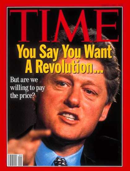 Time - Bill Clinton - Mar. 1, 1993 - U.S. Presidents - Politics