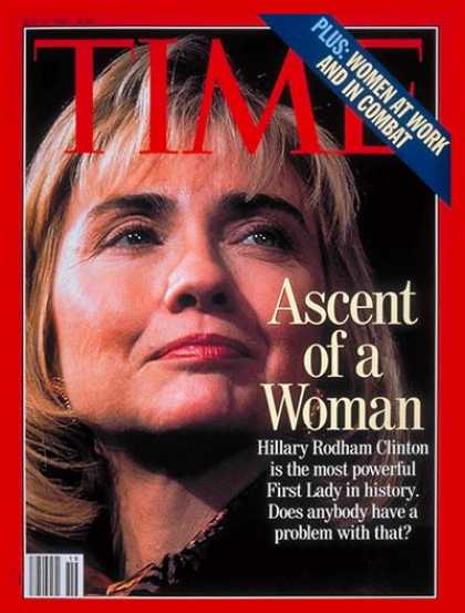 Time - Hillary Rodham Clinton - May 10, 1993 - Hillary Clinton - First Ladies - Politic