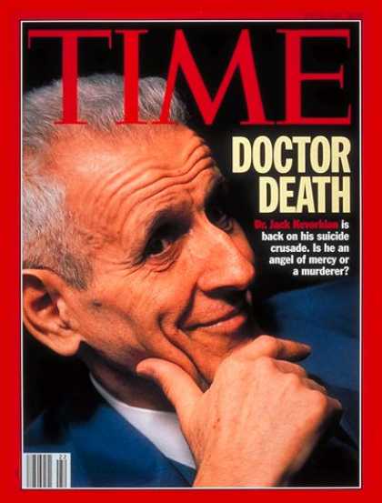 Time - Dr. Jack Kevorkian - May 31, 1993 - Death - Euthanasia