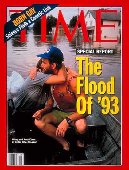 Time - Floods in the Midwest - July 26, 1993 - Natural Disasters - Weather - Floods - E