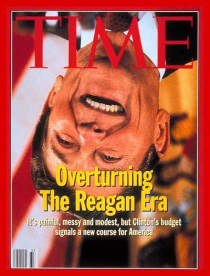Time - Overturning Reaganomics - Aug. 16, 1993 - Ronald Reagan - Economy