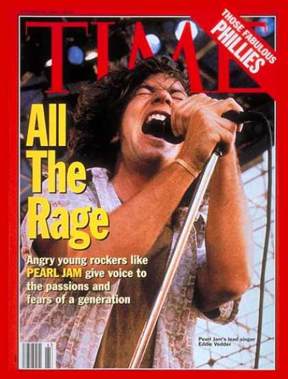 Time - Pearl Jam's Eddie Vedder - Oct. 25, 1993 - Rock - Singers - Music