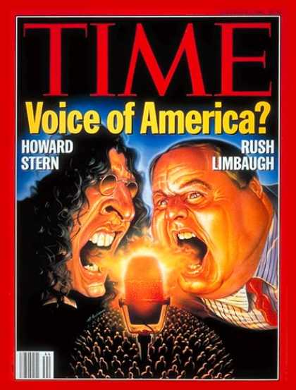 Time - Howard Stern & Rush Limbaugh - Nov. 1, 1993 - Radio - Talk Shows - Rush Limbaugh