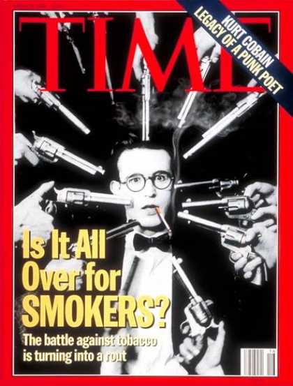 Time - Battle Against Tobacco - Apr. 18, 1994 - Smoking - Society - Tobacco - Health &