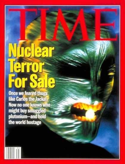 Time - Nuclear Terrorists - Aug. 29, 1994 - Nuclear Weapons - Terrorism - Weapons