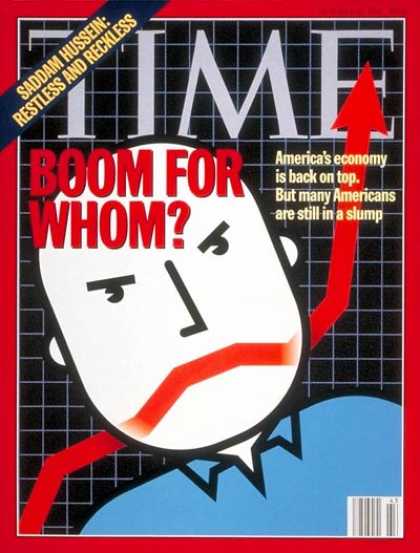 Time - Poverty in Boom Times - Oct. 24, 1994 - Poverty - Economy - Society - Social Iss