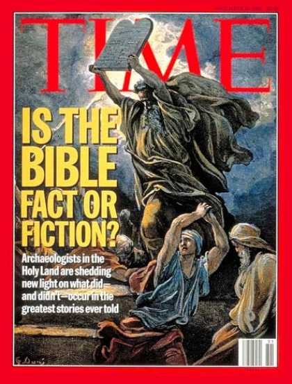 Time - Is the Bible Fact or Fiction? - Dec. 18, 1995 - Religion
