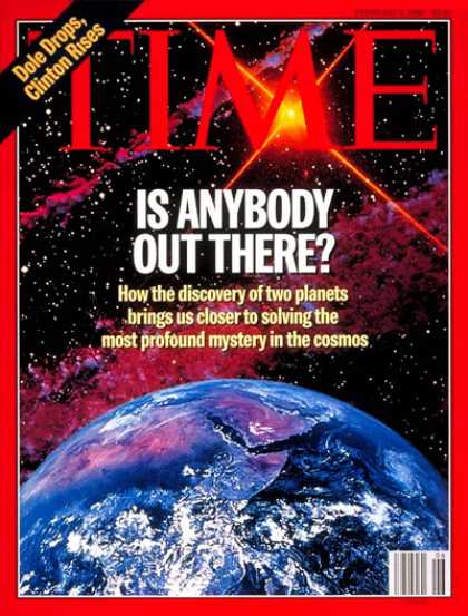 Time - Is There Anybody Out There? - Feb. 5, 1996 - NASA - Astronomy - Space Exploratio