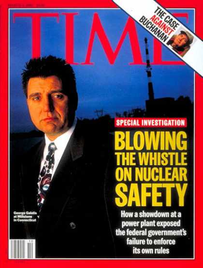 Time - George Galatis, Nuclear Whistleblower - Mar. 4, 1996 - Nuclear Power - Environme