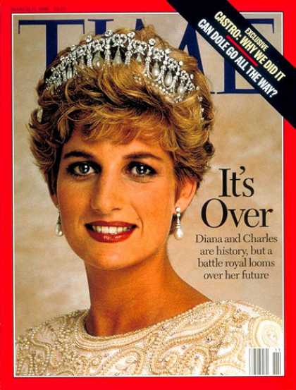 Time - Princess Diana - Mar. 11, 1996 - Great Britain - Royalty