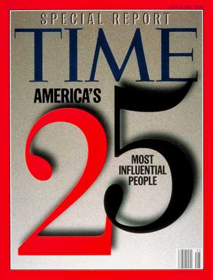 Time - America's 25 Most Influential People - June 17, 1996 - Society