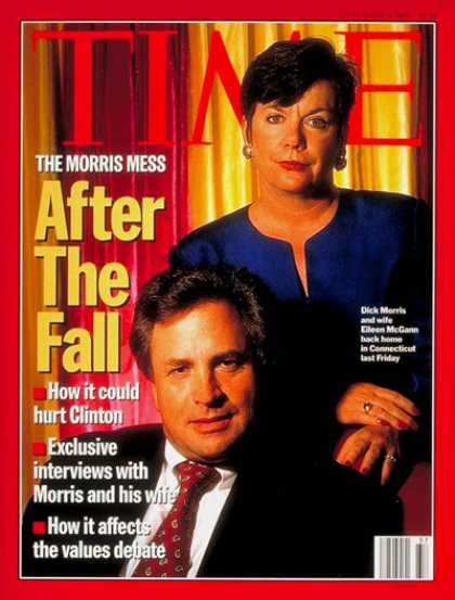 Time - Dick Morris and Wife Eileen McGann - Sep. 9, 1996 - Dick Morris - Scandals