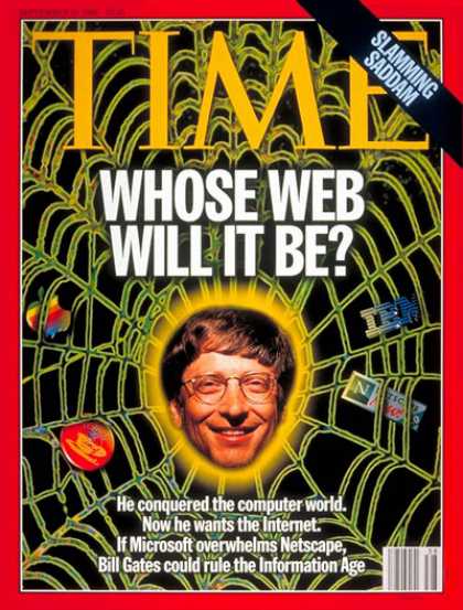 Time - Bill Gates - Sep. 16, 1996 - Microsoft - Computers - Science & Technology
