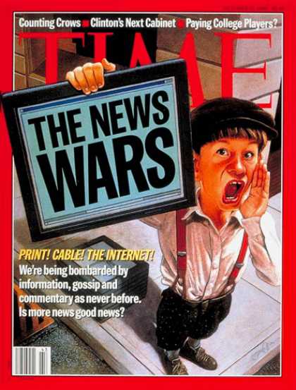 Time - News Wars - Oct. 21, 1996 - Television - TV News - Media - Journalism - Broadcas