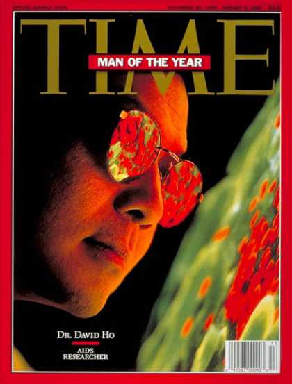 Time - Dr. David Ho, Man of the Year - Dec. 30, 1996 - Person of the Year - AIDS - Dise