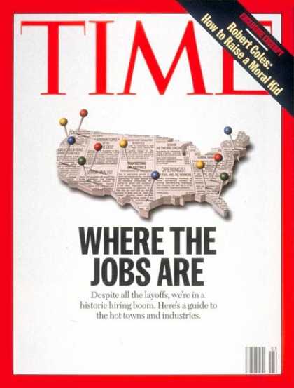 Time - Where the Jobs Are - Jan. 20, 1997 - Labor & Employment - Economy - Jobs