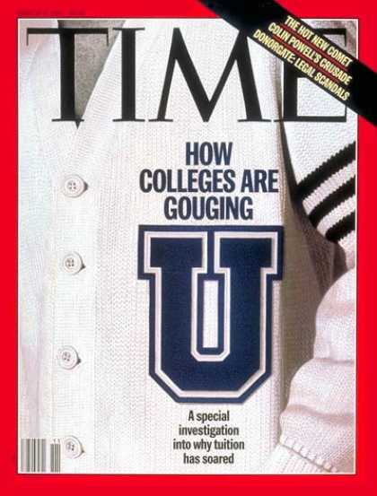 Time - College Tuition - Mar. 17, 1997 - Schools - Tuition - Education - Colleges & Uni