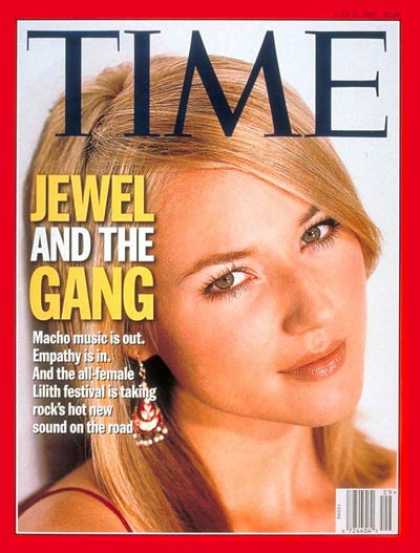 Time - Jewel and the New Women of Rock - July 21, 1997 - Rock - Singers - Music