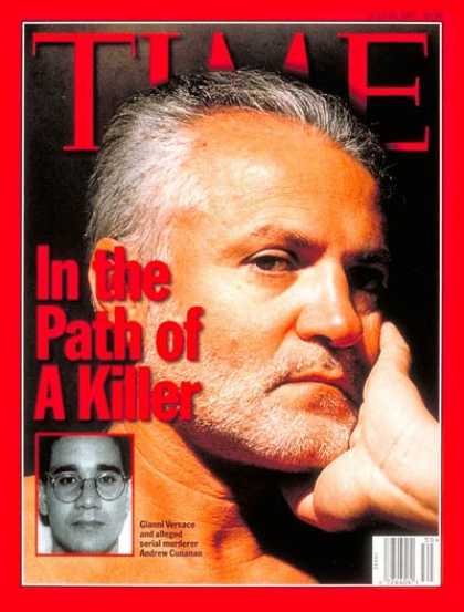 Time - Gianni Versace and Andrew Cunanen - July 28, 1997 - Crime - Murder - Fashion