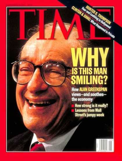 Time - Alan Greenspan - Nov. 10, 1997 - Business - Finance - Politics