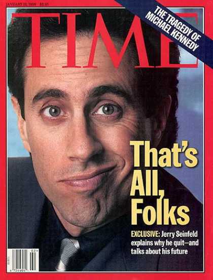 Time - Jerry Seinfeld - Jan. 12, 1998 - Television - Actors - Comedy