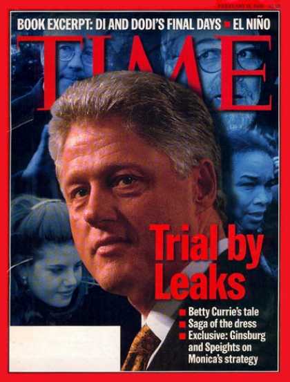 Time - Bill Clinton - Feb. 16, 1998 - U.S. Presidents - Politics