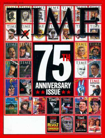 Time - TIME's 75th Anniversary - Mar. 9, 1998 - TIME - Anniversaries - Special Issues