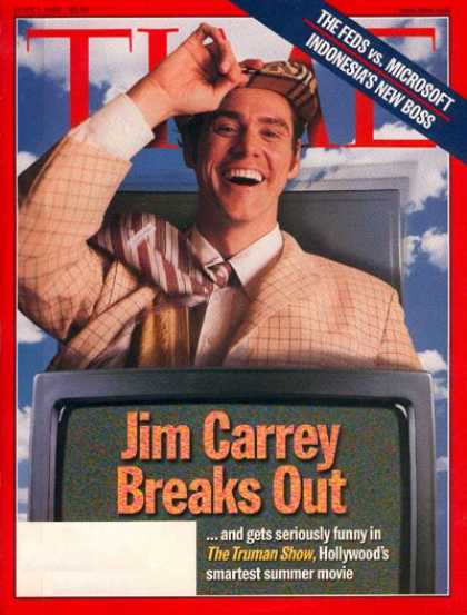Time - Jim Carrey - June 1, 1998 - Actors - Comedy - Movies