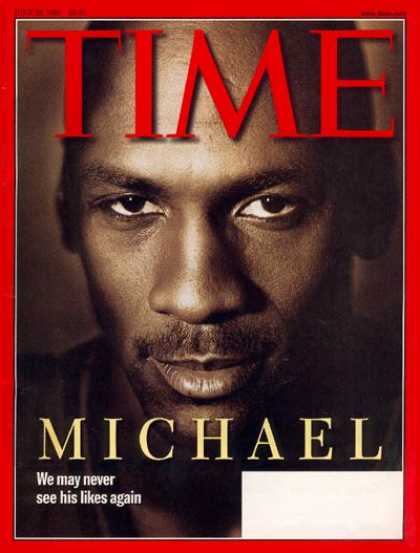 Time - Michael Jordan - June 22, 1998 - Basketball - Chicago - Most Popular - Sports