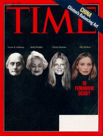 Time - Is Feminism Dead? - June 29, 1998 - Women - Education - Society