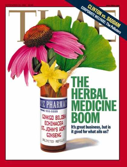 Time - Herbal Medicine - Nov. 23, 1998 - Medications - Health & Medicine - Alternative