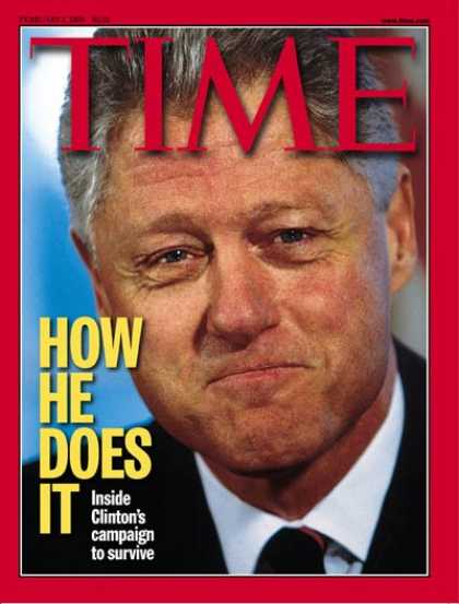 Time - Bill Clinton - Feb. 1, 1999 - U.S. Presidents - Politics