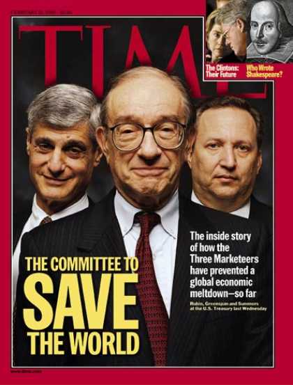 Time - Rubin, Greenspan & Summers - Feb. 15, 1999 - Business - Finance - Politics