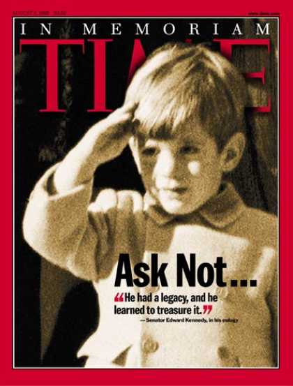 Time - John F. Kennedy, Jr. - Aug. 2, 1999 - John F. Kennedy Jr. - Kennedys