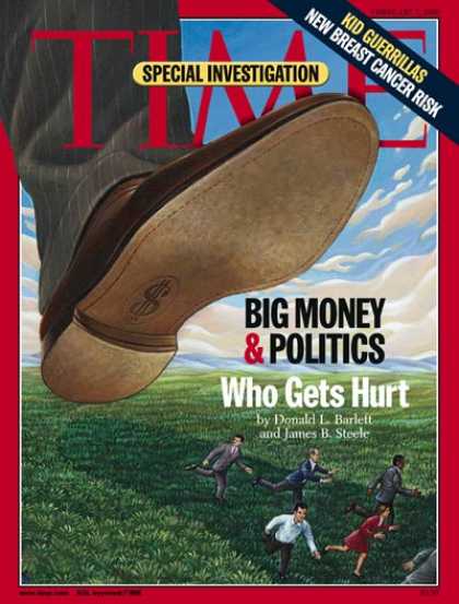 Time - Big Money and Politics - Feb. 7, 2000 - Business - Finance - Politics