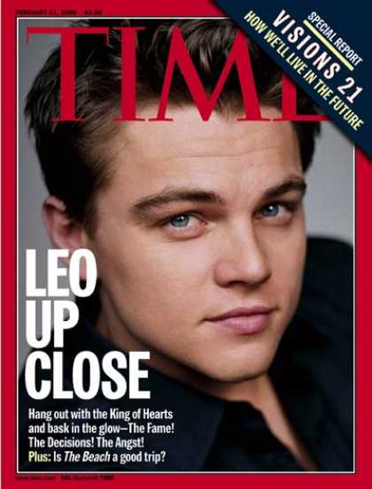 leonardo dicaprio movies. Time - Leonardo DiCaprio - Feb