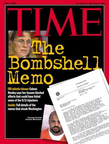 Time - The Bombshell Memo - June 3, 2002 - Sept. 11 - FBI - Terrorism