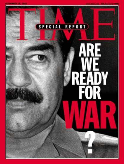 Time - Saddam Hussein - Sep. 16, 2002 - Iraq - Middle East
