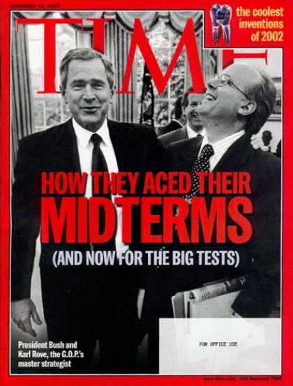 Time - George W. Bush & Karl Rove - Nov. 18, 2002 - George W. Bush - Karl Rove - U.S. P