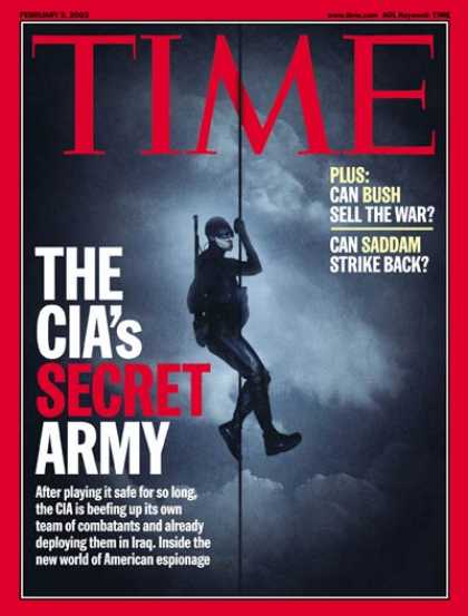 Time - The CIA's Secret Army - Feb. 3, 2003 - CIA - Military - Terrorism - Intelligence