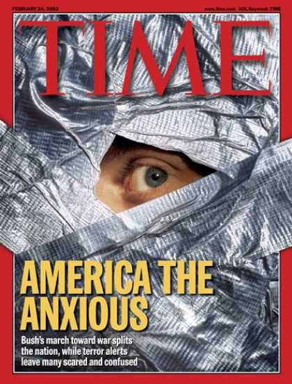 Time - Living in Terror - Feb. 24, 2003 - Terrorism
