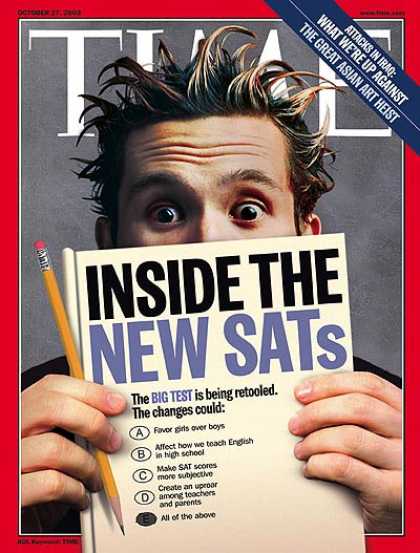 Time - Inside the New SATs - Oct. 27, 2003 - Schools - Testing - Education